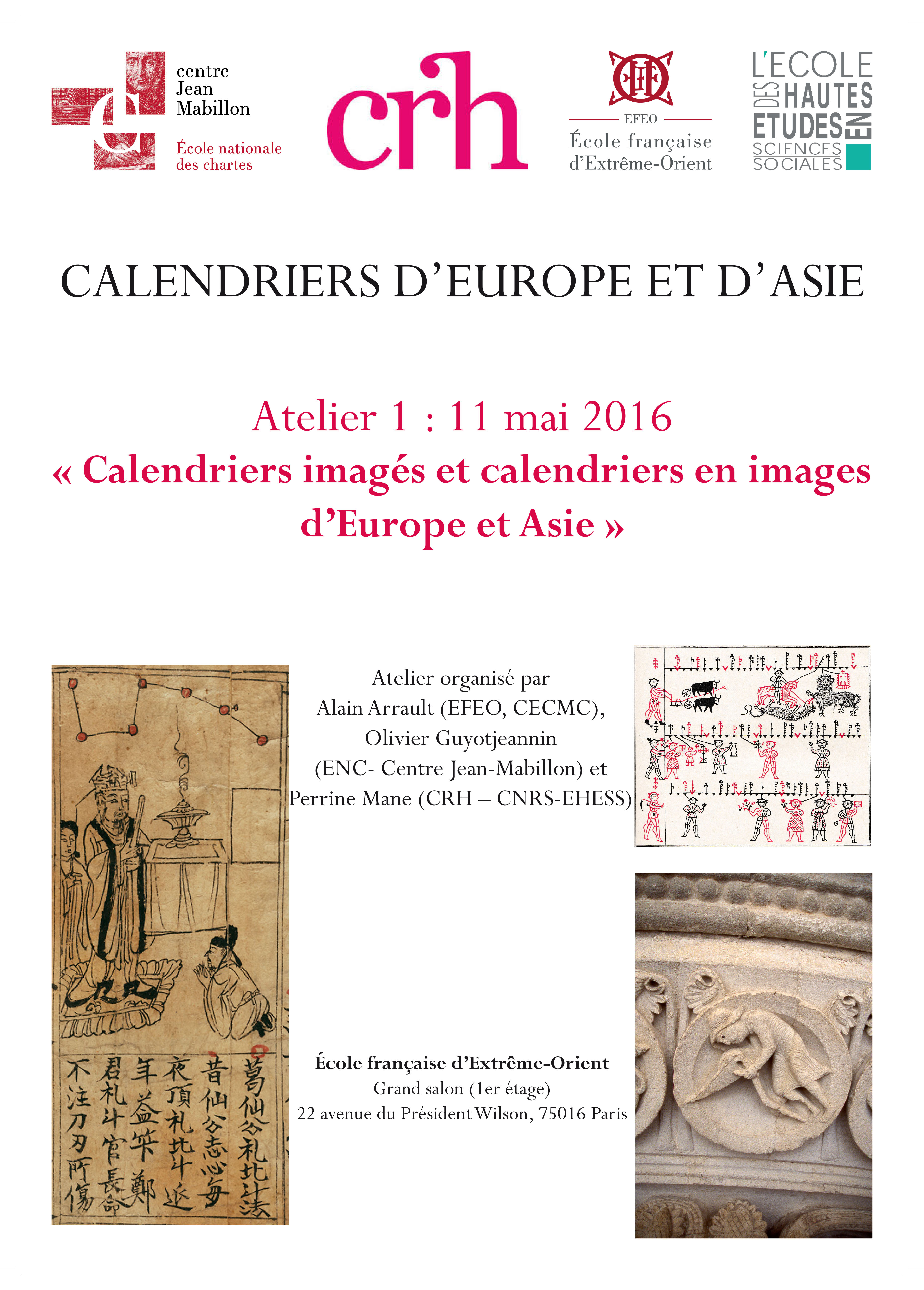 Calendriers imagés et calendriers en images d’Europe et d’Asie